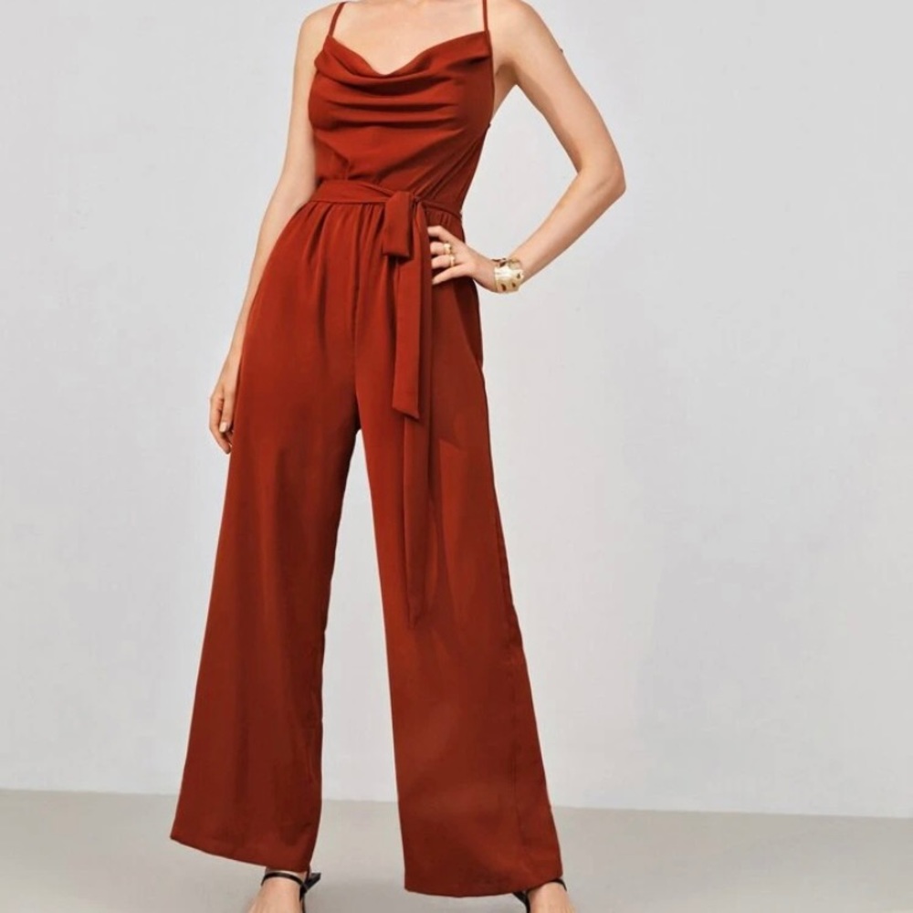 Orange SHEIN jumpsuit size M / size 6. Brand new